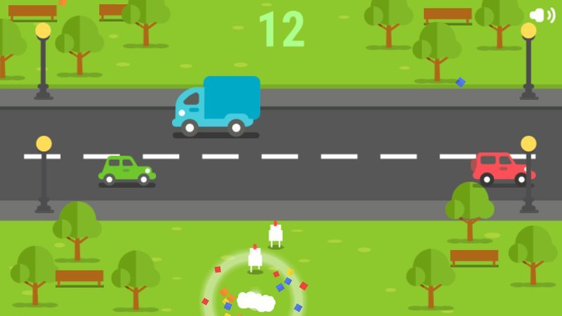 Chicken road game in Spain
